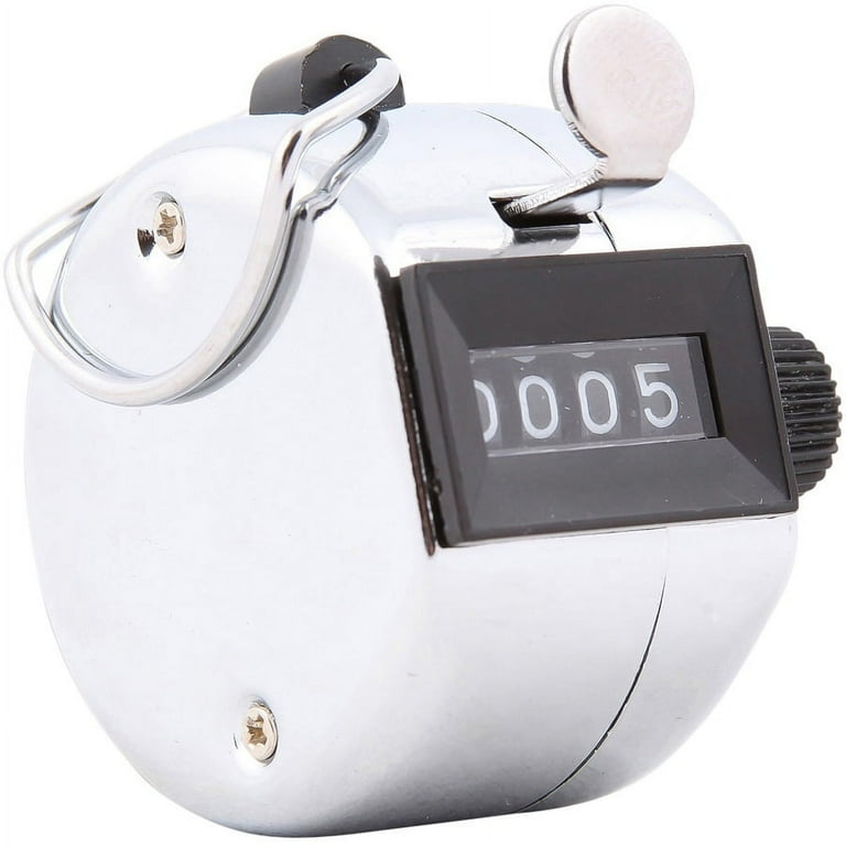 Baumgartens Handheld Tally Counter - 4 Digit - Finger Ring - Handheld - Metal - Black Baumgartens Handheld Tally Counter - 4 Digit - Finger Ring - Handheld - Metal - Black