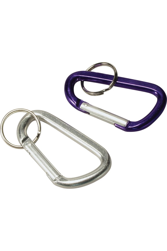 Large Carabiner Key Ring, Assorted