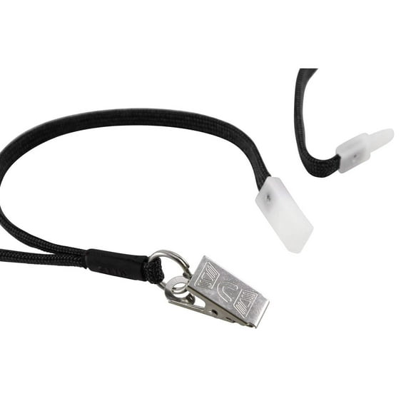 Baumgartens Breakaway Lanyard With Clip Black