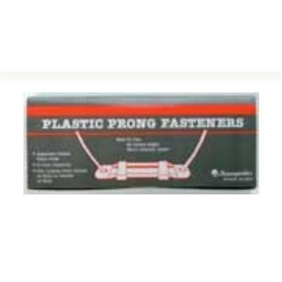 Baumgartens Prong Paper Fasteners 50 Pack WHITE (TA-1501)