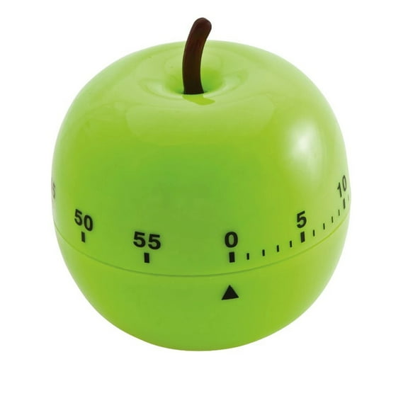 Baumgartens Shaped Timer, 4 1/2" dia., Green Apple