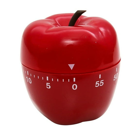 Baumgartens Shaped Timer, 4" dia., Red Apple