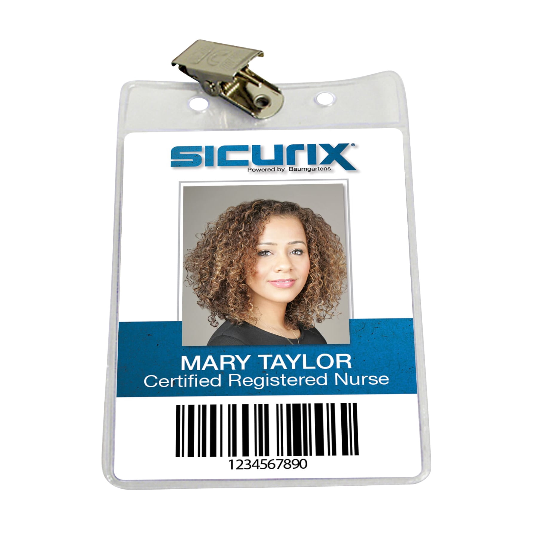 Baumgartens Sicurix Clip Style Badge Holders