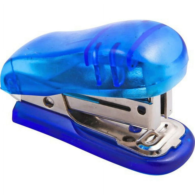 Baumgartens Translucent Plastic Mini Staplers - Mini - 1 Each - Assorted Baumgartens Translucent Plastic Mini Staplers - Mini - 1 Each - Assorted