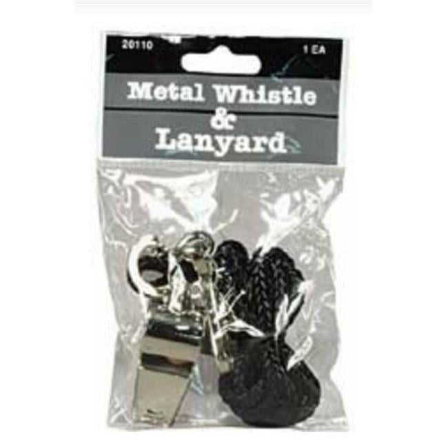 Baumgartens Whistle with Lanyard CHROME