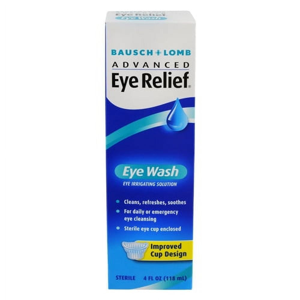 Bausch & Lomb Eye Wash Relief Solution that Cleans, Refreshes, and