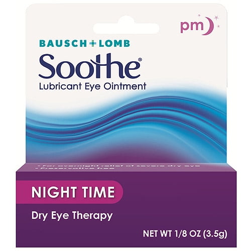 Bausch & Lomb Advanced Eye Relief Night Time Dry Eye Lubricant Eye Ointment, .125 oz