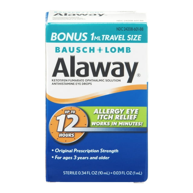 Bausch & Lomb Alaway Eye Drops with Bonus, 10 mL