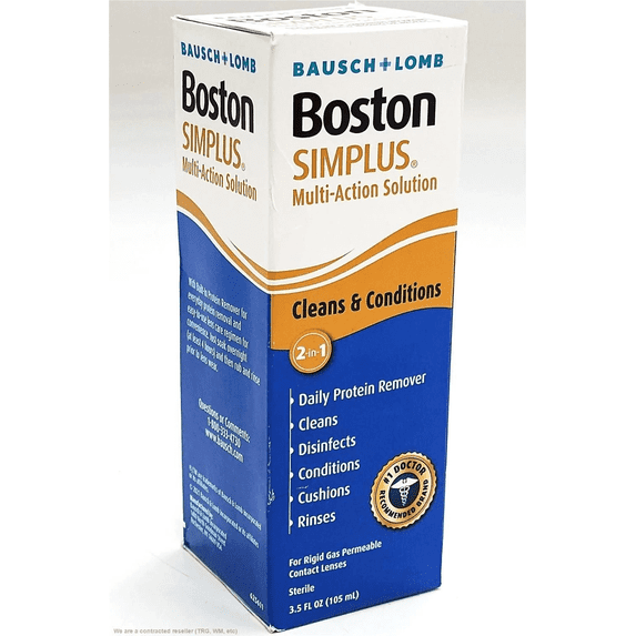 Bausch & Lomb Boston Simplus Multi Action Solution With Daily Protein Remover 3.5 Oz
