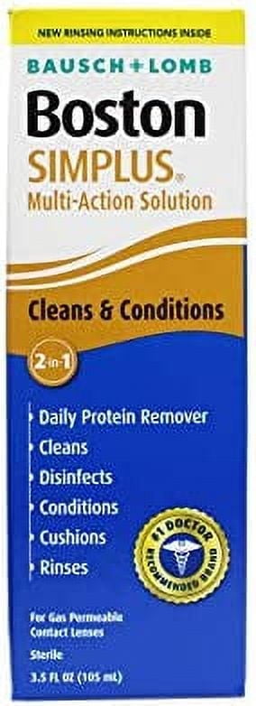 Bausch & Lomb Boston Simplus Multi Action Solution With Daily Protein Remover 3.5 Oz
