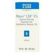 Bausch & Lomb Muro 128 Ophthalmic Solution, 0.5 oz