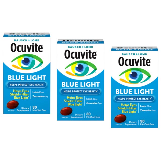 Bausch & Lomb Ocuvite Blue Light Supplements, 30 ea (Pack of 3