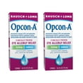 thumbnail image 1 of Opcon-A Allergy Eye Drops by Bausch + Lomb, for Itch and Redness Relief, Red and Itchy Eyes Antihistamine Eye Drop, Clinically Proven Treatment, 0.5 Fl Oz, Pack of 2, 1 of 6