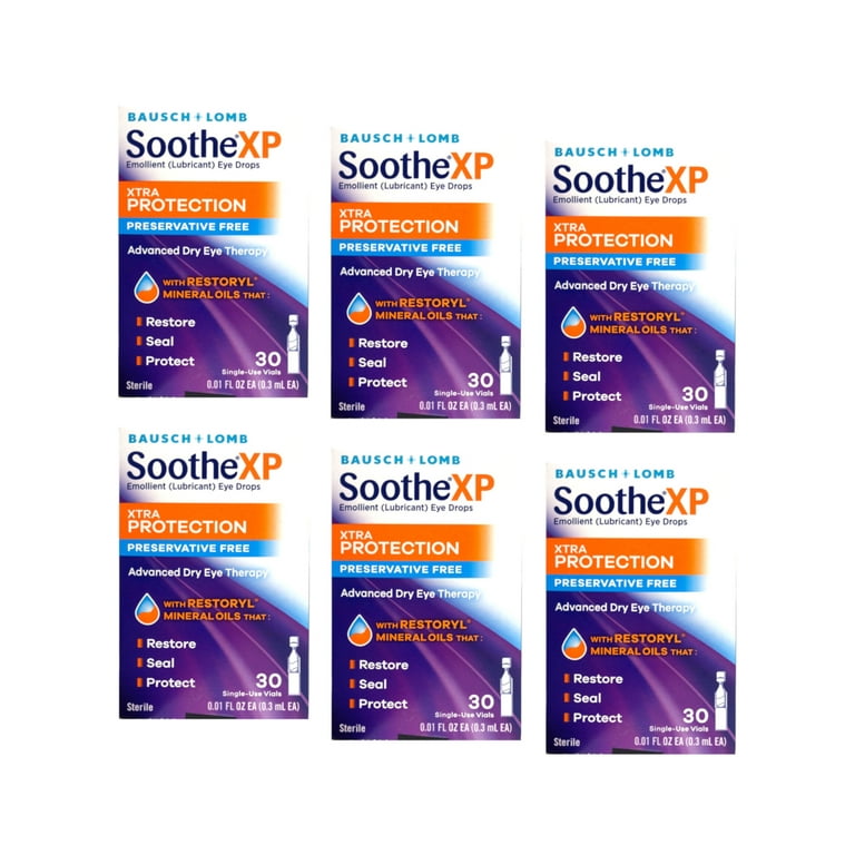 Soothe® XP-Xtra Protection Emollient (Lubricant) Eye Drops from Bausch +  Lomb