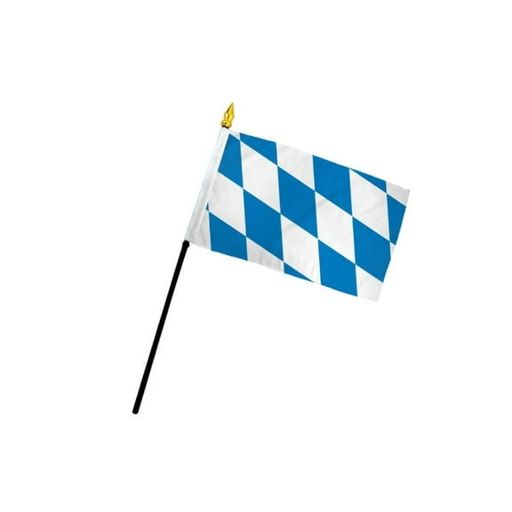 Bavaria 4x6in Stick Flag