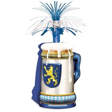 Bavarian Festive Table Decor Kit - Oktoberfest Centerpiece Party Accessory - Traditional German Beer Festival Decoration - 1 Count Pack