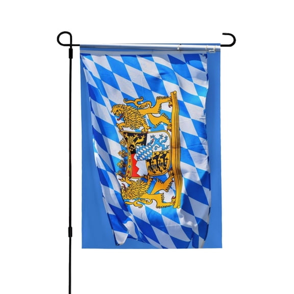 Bavarian-Flag Welcome Large House Flag Vertical Double Sided 28x40 Inches Yard Porch Outdoor Decor
