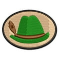 thumbnail image 1 of Bavarian Hat German Oktoberfest Applique Multi-Color Embroidered Hook & Loop Patch - 2.0 Inch Mini, 1 of 5