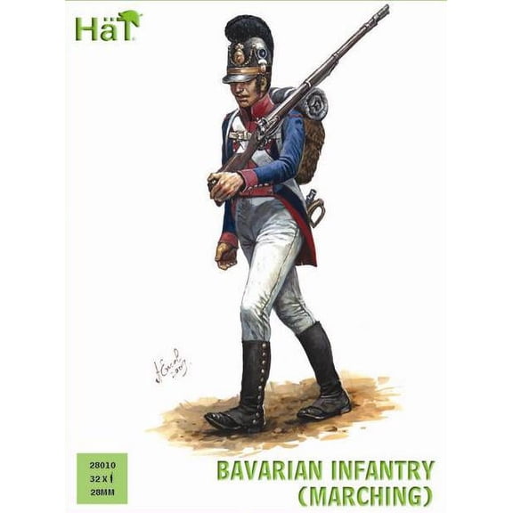Bavarian Infantry Marching 28m