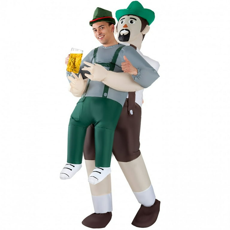 おもしろ 膨らむ 仮装 コスプレ  コスチューム お笑い 爆笑 衣装 PICK ME UP INFLATABLE BAVARIAN COSTUME Bavarian Inflatable Pick Me Up Costume - Walmart.com
