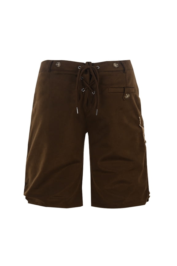 Bavarian Oktoberfest Lederhosen Style Overalls With Suspenders Traditional German And Party Wear For Men