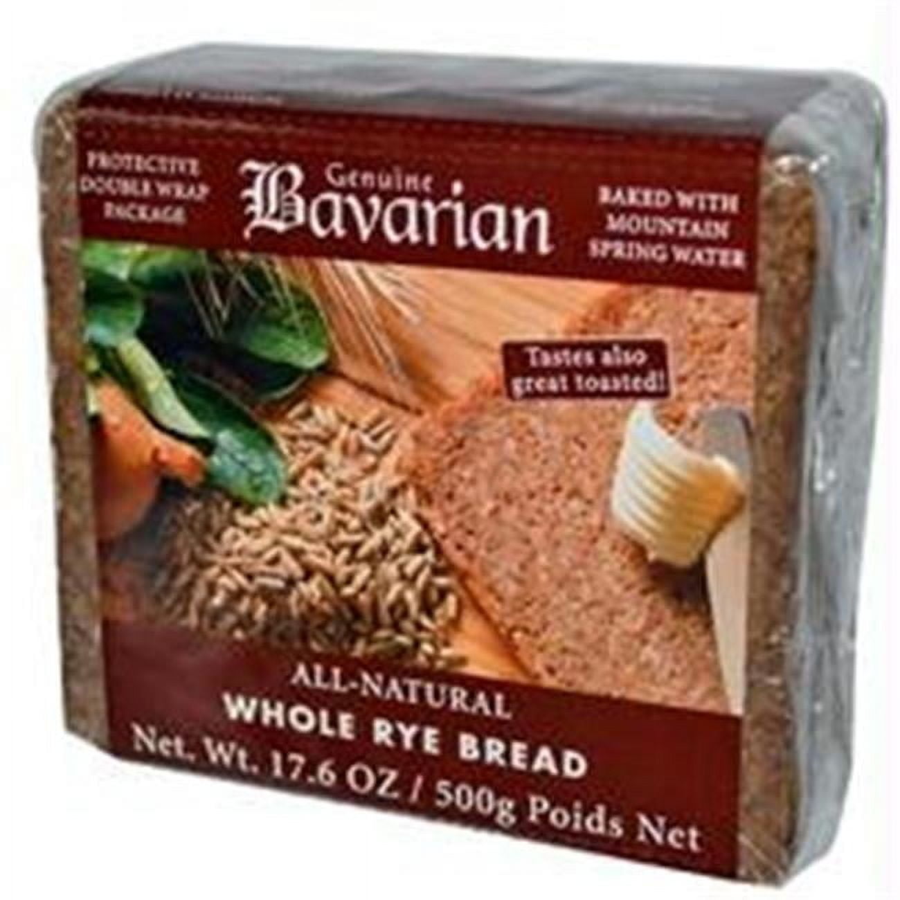 Bavarian Organic Whole Rye Bread -6x17.6oz - Walmart.com