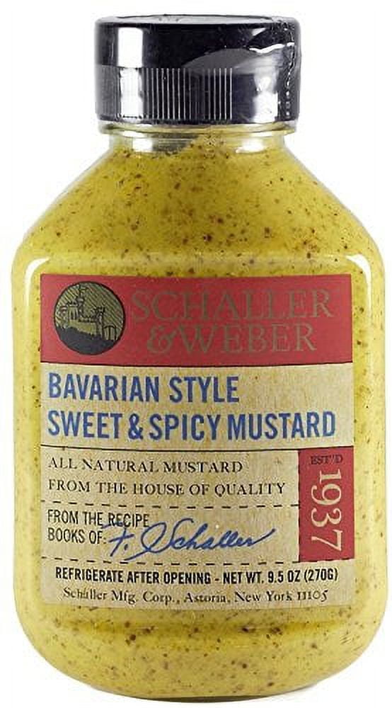 Bavarian Style Mustard, 9.5 Ounce. (6 Pack)