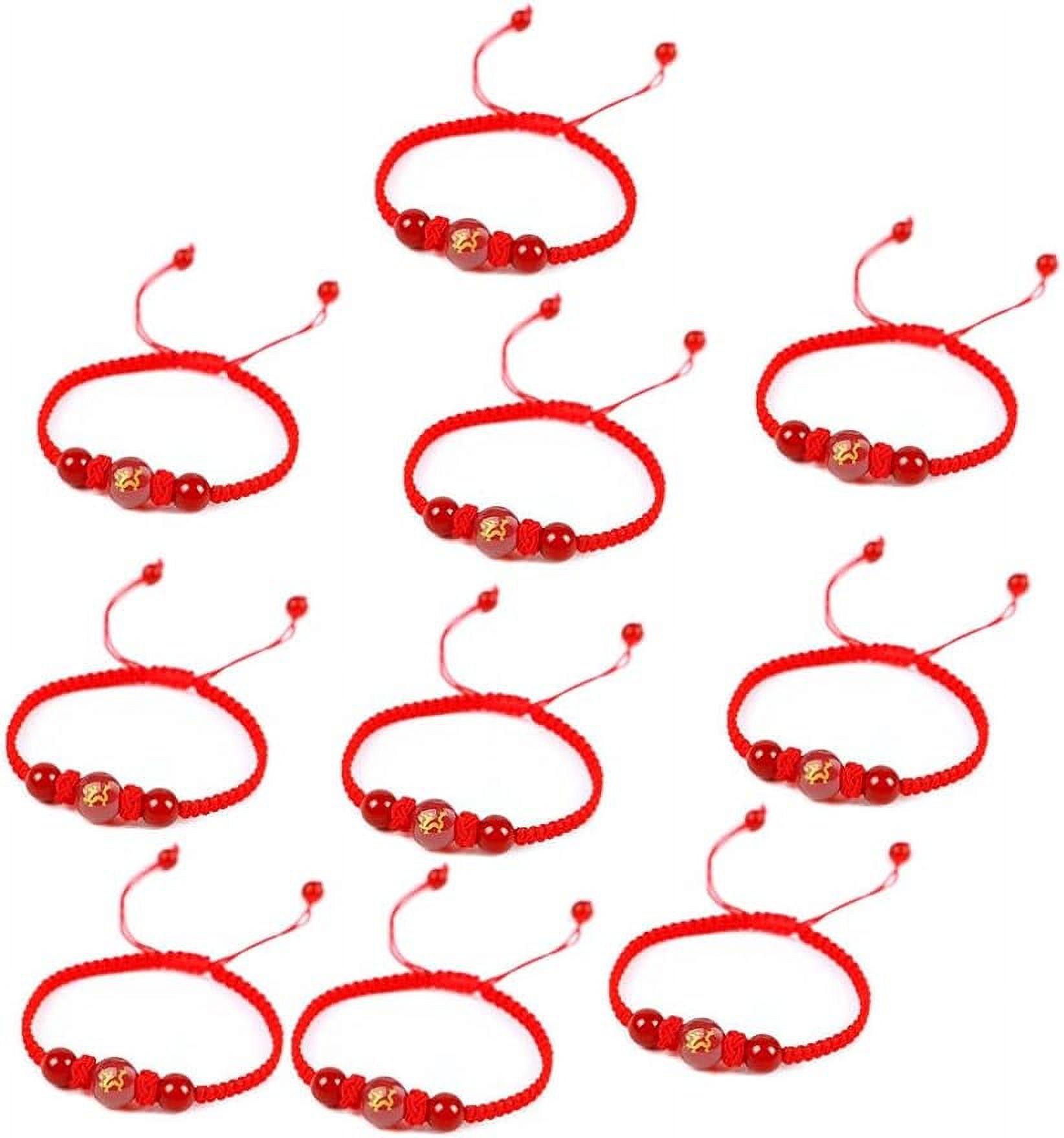 Bavsenic 2024 Year Of The Dragon Red String Bracelets New Year Zodiac