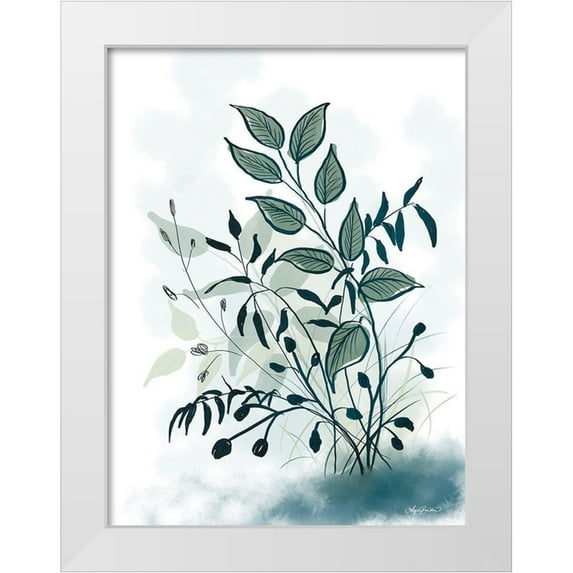 Bawden, Angela 12x14 White Modern Wood Framed Museum Art Print Titled - Inked Botanicals