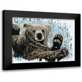 thumbnail image 1 of Bawden, Angela 14x12 Black Modern Framed Museum Art Print Titled - Joy Bear, 1 of 5