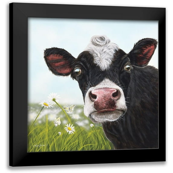 Bawden, Angela 15x15 Black Modern Framed Museum Art Print Titled - Daisy Moo