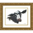 thumbnail image 1 of Bawden, Angela 24x19 Gold Ornate Wood Framed with Double Matting Museum Art Print Titled - Daisy the Dairy Cow, 1 of 4