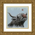 thumbnail image 1 of Bawden, Angela 26x26 Gold Ornate Wood Framed with Double Matting Museum Art Print Titled - Sniffles, 1 of 4