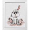 thumbnail image 1 of Bawden, Angela 26x32 White Modern Wood Framed Museum Art Print Titled - Flopsy the Sleepy Baby Bunny, 1 of 4