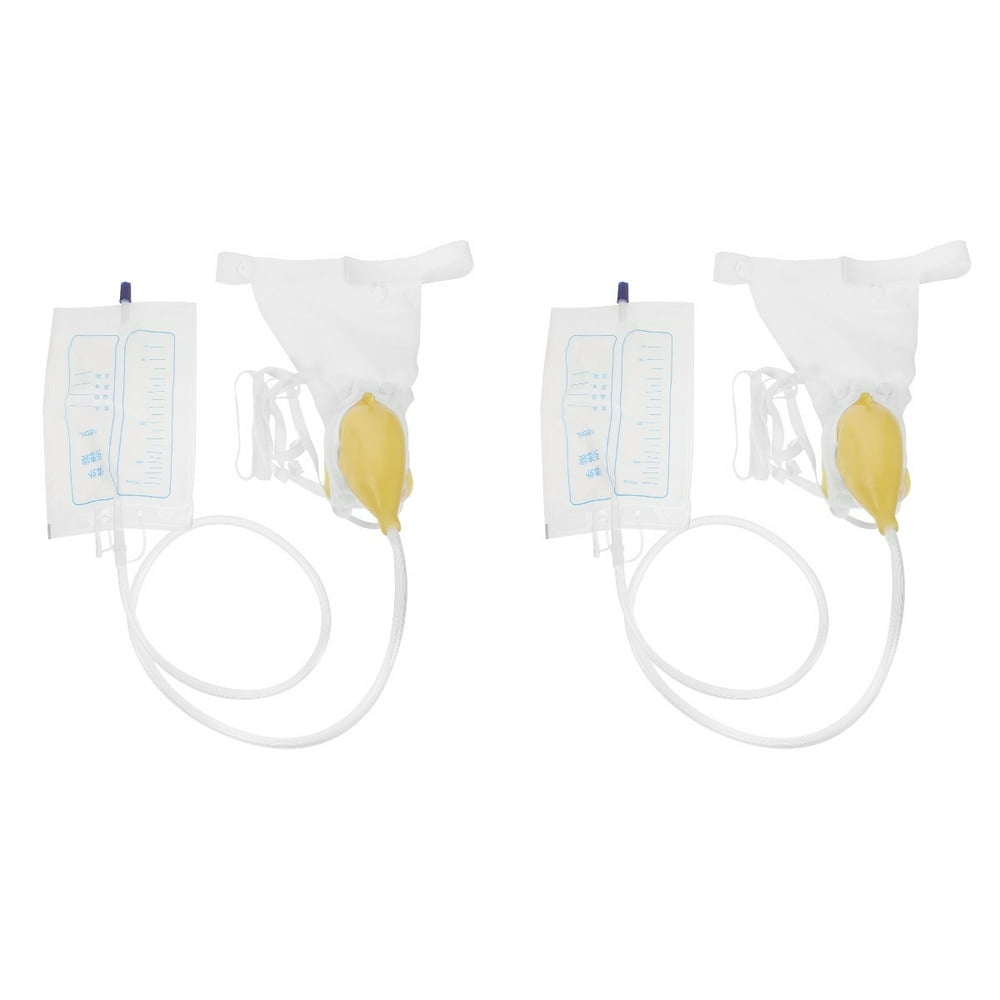Baweave 2 Sets Urinal Urinary Catheter for Women Wheelchairs Plastic Cloth Elderly