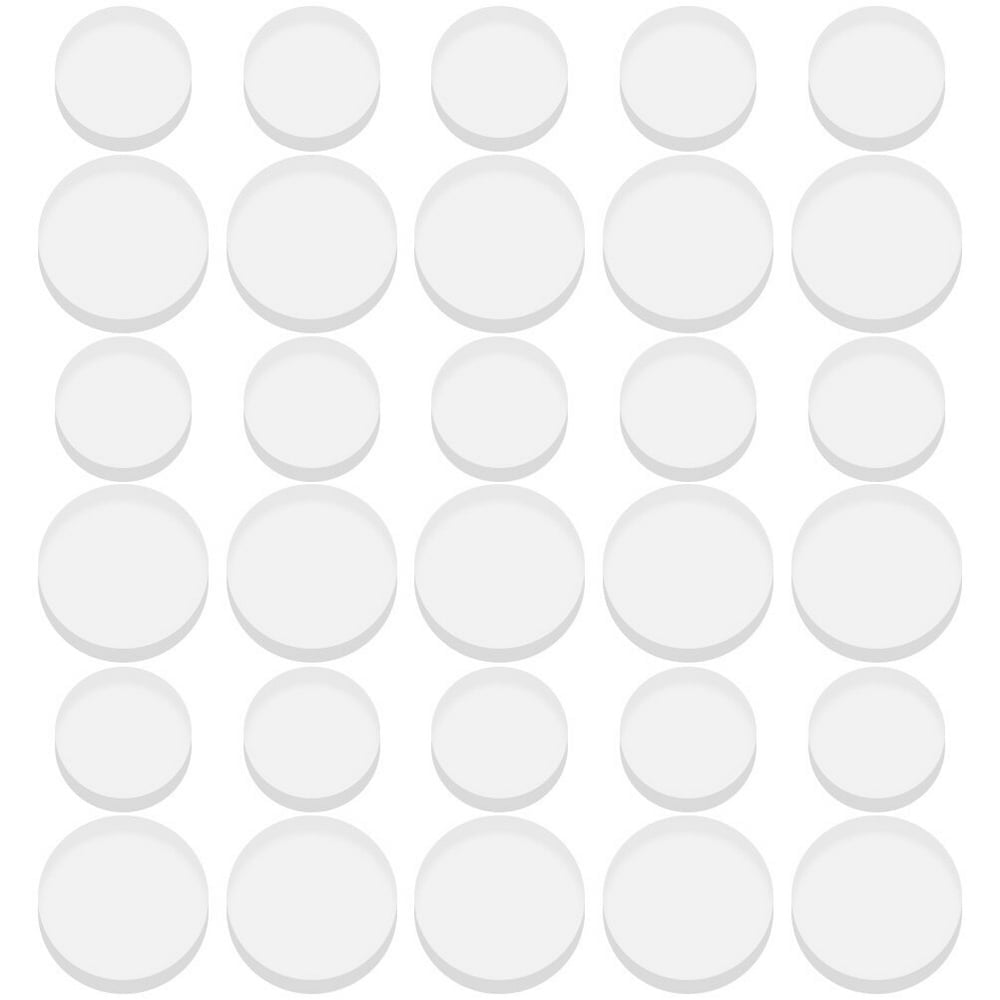 Baweave 30pcs glass tabletops suction bumpers clear table spacers