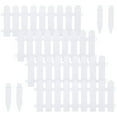 thumbnail image 1 of Baweave 4 Pcs Courtyard Fence Garden 4x8 Lattice Vinyl Panel Picket Baby White, 1 of 8