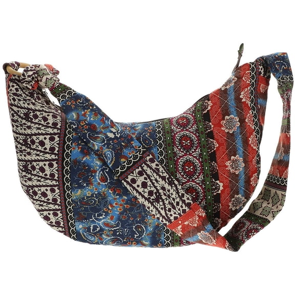 Baweave Womens Thai Style Hippie Hobo Soulder Handbags Large Crossbody Messenger Bag Floral Purse
