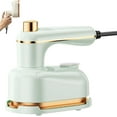 thumbnail image 1 of Baweilder Handheld Portable Iron, 2-in-1 Travel & Garment Steamer, Fast Heating Wrinkle Remover with Titanium Soleplate, Compact Mini Iron with Large Water Tank & Safety Base, For Home and Travel, 1 of 8