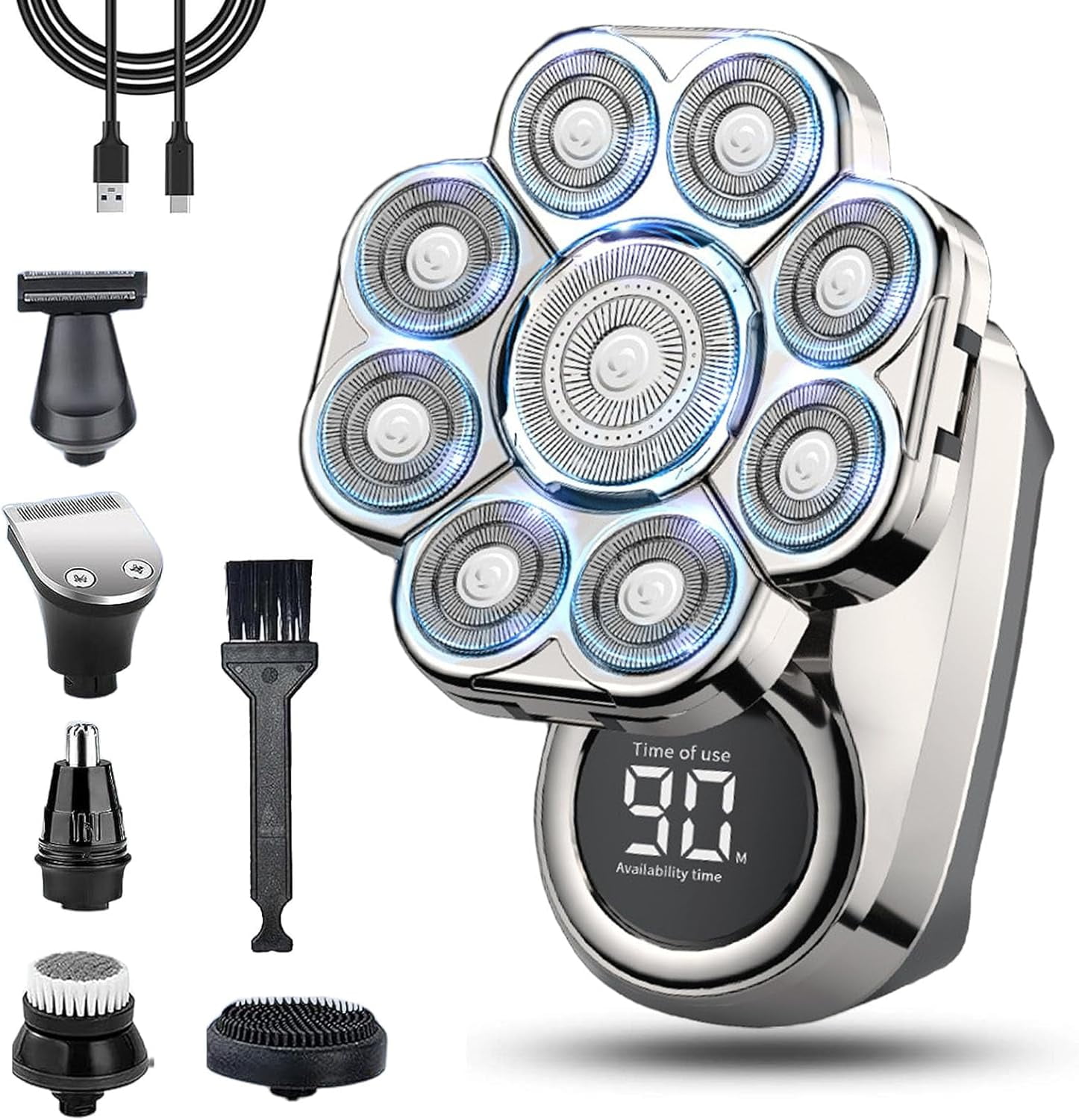 Gamma CORDLESS Mens Foil Shaver with Bump Prevent Technology
