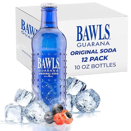 Bawls Guarana - Caffeinated Guarana Energy Drink - 10 Oz Case of 12