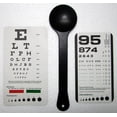 Bawsh Rosenbaum &amp; Snellen Pocket Eye Chart with Eye Occluder - Walmart.com