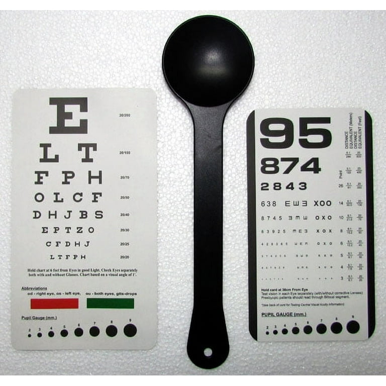 Bawsh Rosenbaum & Snellen Pocket Eye Chart with Eye Occluder - Walmart.com bawsh-rosenbaum-snellen-pocket-eye-chart-with-eye-occluder-walmart-com