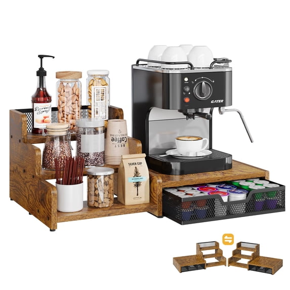 Baxikayon Coffee Station Organizer with K Cup Holder, 28 Pod Capacity,3 ...