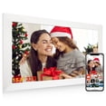 thumbnail image 1 of Baxlen 15.6" WiFi Digital Picture Frame, Mother's Day Gift, 32GB Smart Photo Frame with Frameo App, 1080P IPS Touch Screen, White, 1 of 9