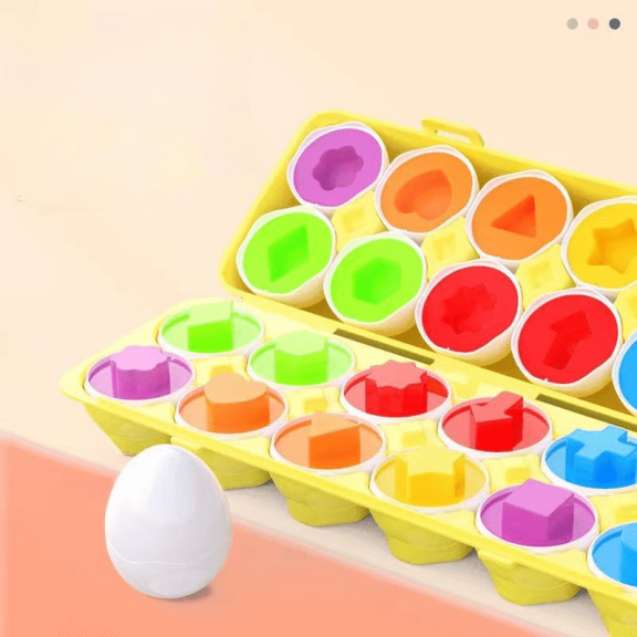 Baxter Learns to Save Smart Eggs Toy Educational Shape Sorting Learning Game for Kids | Fun STEM Developmental Toy for Toddlers