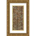 thumbnail image 1 of Baxter Mill Archive 13x24 Gold Ornate Wood Framed with Double Matting Museum Art Print Titled - Bamboo Design I, 1 of 4