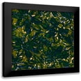 thumbnail image 1 of Baxter Mill Archive 15x15 Black Modern Framed Museum Art Print Titled - Teal Batik I, 1 of 5