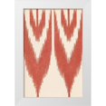 thumbnail image 1 of Baxter Mill Archive 23x32 White Modern Wood Framed Museum Art Print Titled - Flame Stitch Motif I, 1 of 4
