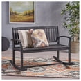 thumbnail image 1 of Baxter Rocking Loveseat Wood, 1 of 8